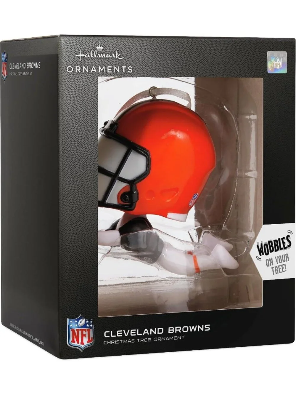 Hallmark NFL Cleveland Browns Bobblehead Christmas Ornament